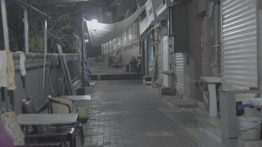 重庆山城街道小巷清晨