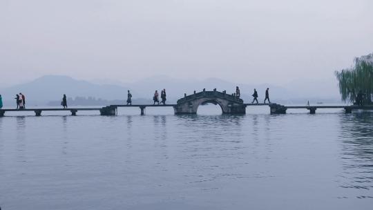杭州西湖涌金桥意境