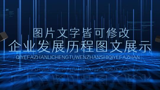 大气简约风企业发展图文展示AE模板