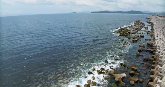 【正版素材】海边防浪堤0831