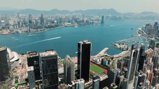 繁华的香港维多利亚港