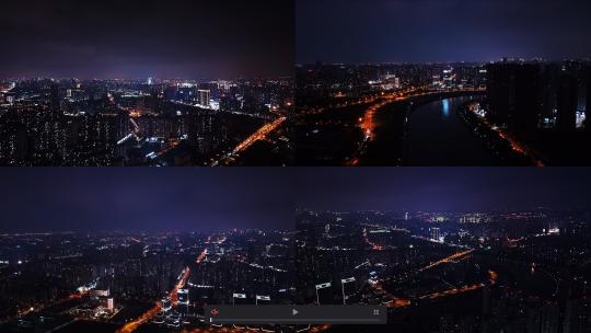 成都夜景鸟瞰合集