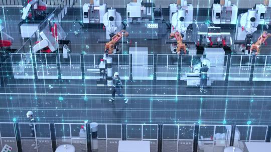 工厂工业车间智慧智能生产