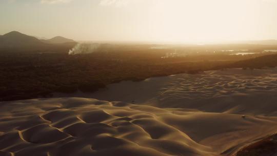 沙丘上的日落
