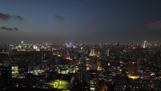 徐汇商圈夜景航拍