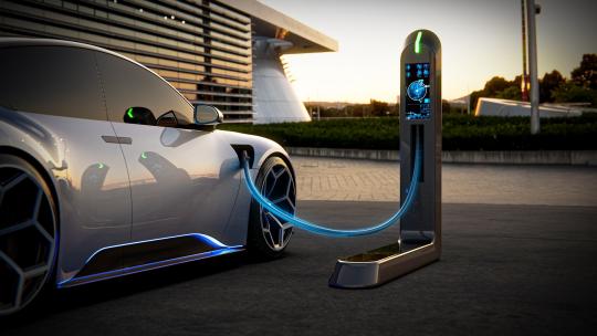 新能源汽车充电电子流AE模版