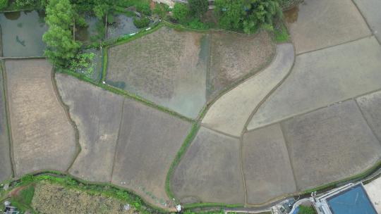 南方丘陵山川农业种植农田航拍