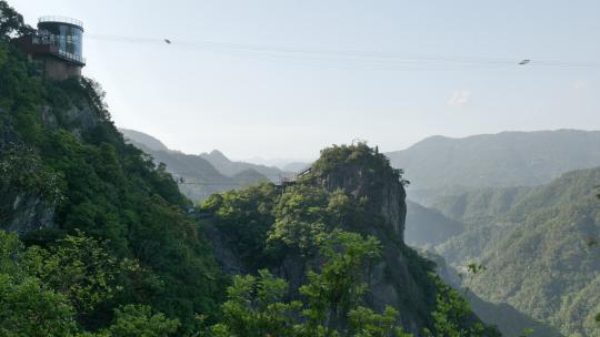 浙江温州楠溪江自然风景，龙湾潭