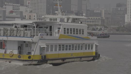 上海黄浦江轮渡视频素材模板下载