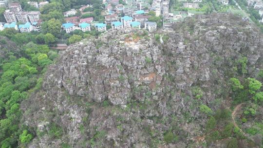 广西桂林山水风光七星景区4A景区航拍