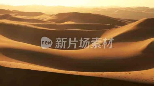 沙漠空镜头航拍日出日落高清在线视频素材下载