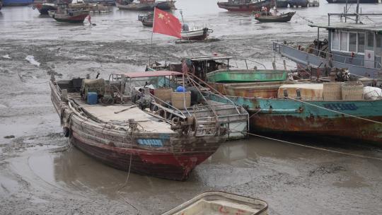 连云港西岛渔船视频素材模板下载