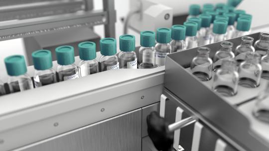 疫苗量产线工厂机器视频素材模板下载