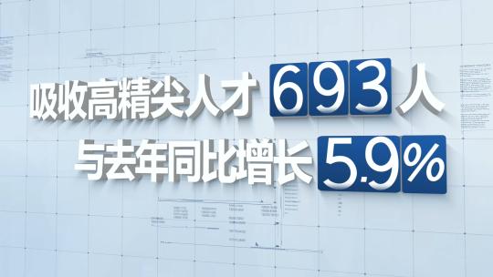 大气简洁企业科技数据展示