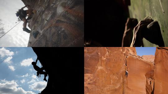 【合集】攀登攀岩冒险视频素材模板下载