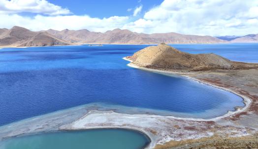 西藏三大圣湖·羊卓雍错·航拍·4K60帧
