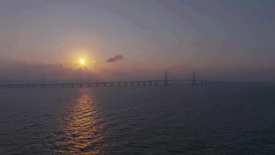上海东海大桥航拍6视频素材模板下载