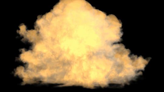 4k近在咫尺的空中爆炸烟尘光效-alpha (1)视频素材模板下载