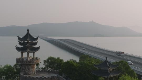 苏州清晨太湖大桥