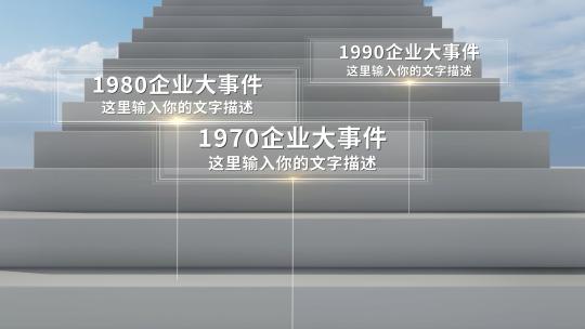 企业发展时间轴模板