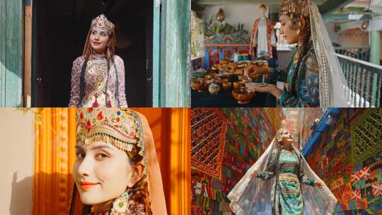 新疆喀什维族美女