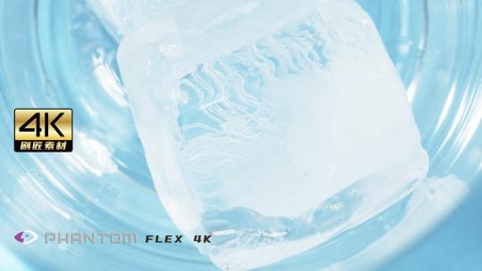芬腾高速机1000fps之冰块掉入杯子