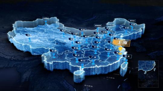 中国地图企业规划分布