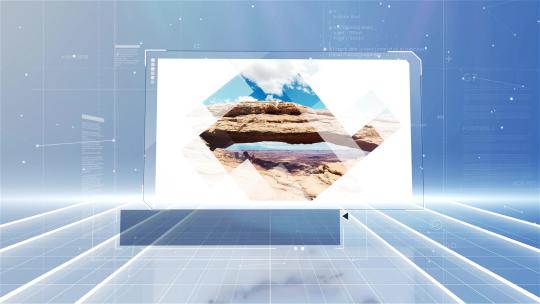 简洁科技商务图片展示ae模板AE视频素材教程下载