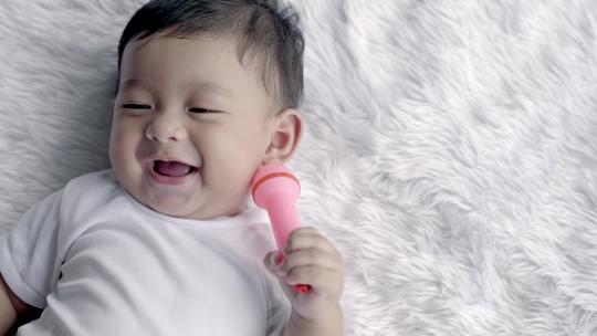 TVC级别宝宝天使笑容温馨幸福