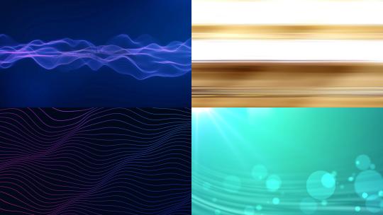【合集】抽象流动波浪线条背景视频素材模板下载