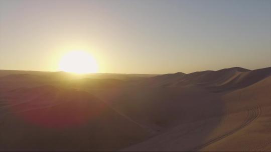 沙漠的日落