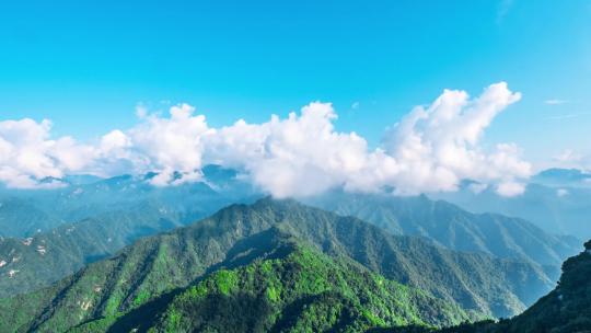 蓝天青山空镜