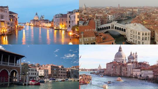 【合集】威尼斯旅游意大利建筑水城视频素材模板下载