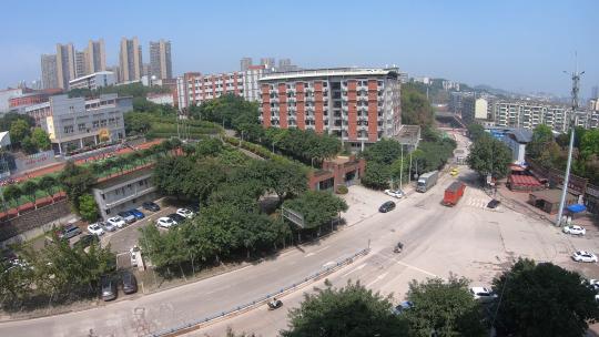 重庆南岸区与巴南区的城市街道风光
