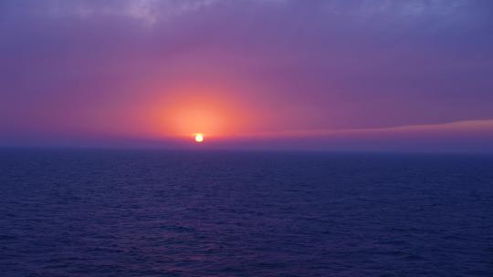 海上日落 唯美日落