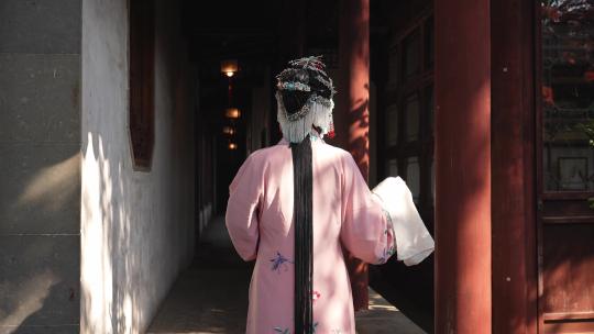 苏州中国传统文化昆曲牡丹亭升格慢镜头