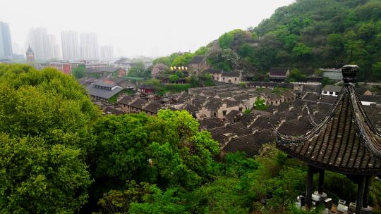 4k航拍镇江西津渡风4A景区