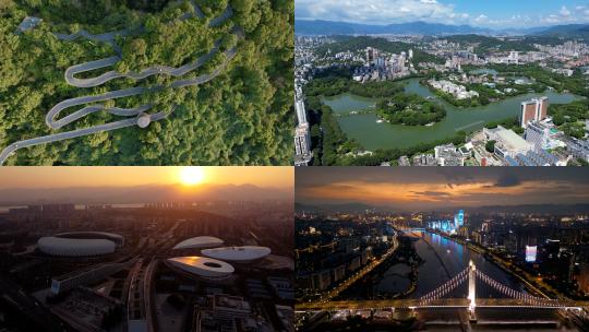 2023福州城市宣传航拍空镜全集2