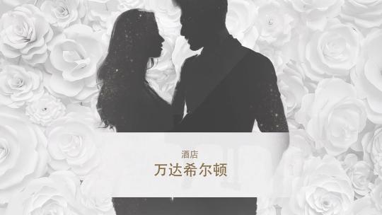 唯美韩式婚礼开场AE视频素材教程下载