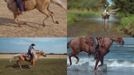 【合集】女人骑马超慢动作拍摄