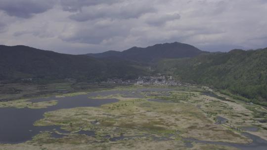 2023.04.03 腾冲北海湿地日出 云雾 仙境航拍4k_0283