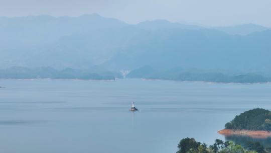 4k航拍浙江杭州千岛湖