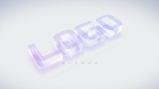 【4K】简洁企业logo演绎优雅缓慢入场