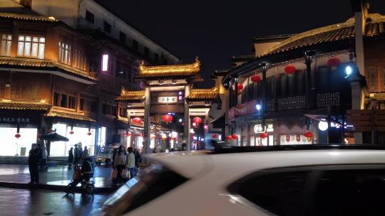 南京古秦淮街区夜景