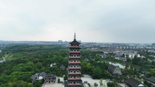 航拍扬州瘦西湖大明寺风景区旅游宣传片4K