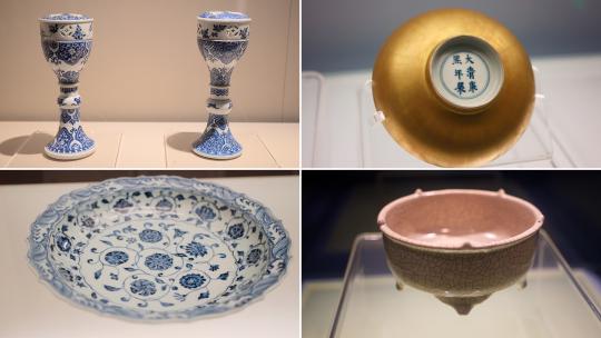 瓷器陶瓷博物馆视频素材模板下载