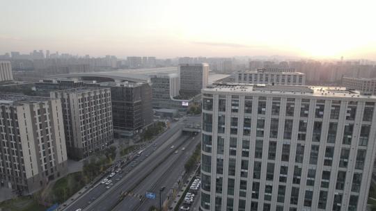 航拍杭州顾家大厦 Dlog未调色