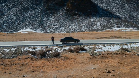 西藏旅游风光318国道航拍摄影师