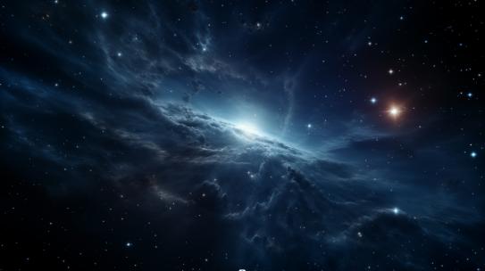 宇宙太空探索科技银河系星空航天星球星云视频素材模板下载