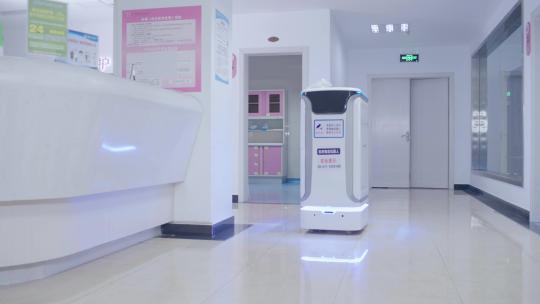 医院智慧科技药品配送机器人